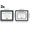 Americanflat 11x14 Diploma Frame - 8.5x11 with Mat or 11x14 without Mat - Certificate Frame for Displaying Documentation - Shatter Resistant Glass - Hanging Hardware